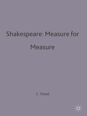 cover image of Shakespeare: Measure for Measure